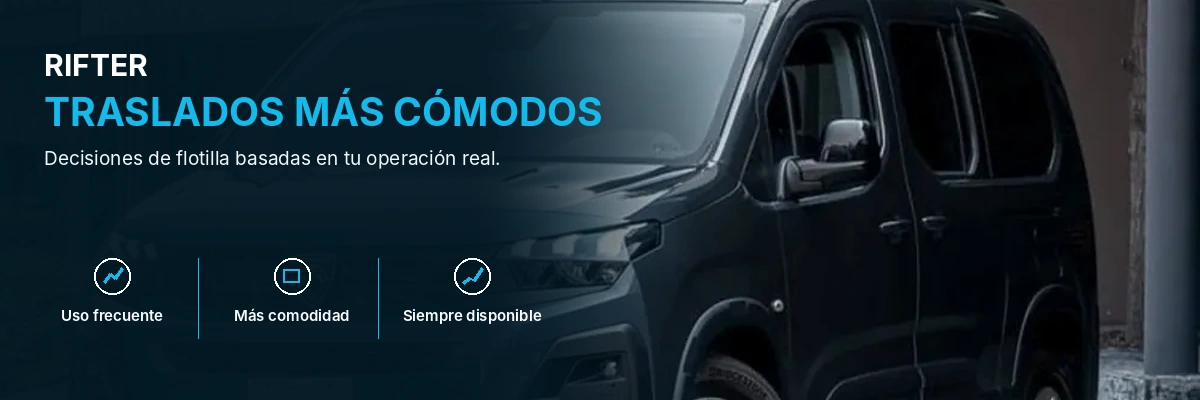 Rifter · Rifter para traslados frecuentes: comodidad y disponibilidad
