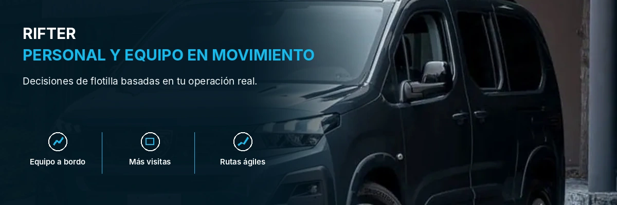 Rifter · Rifter en empresas de servicio: personal, equipo y recorridos